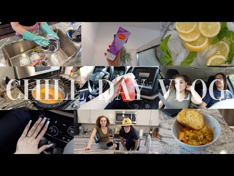 *VLOG* Cooking + Cleaning in my NEW KITCHEN! + Long Nails! etc... @chloeyazmean535