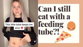 Answering the golden question, Do I still eat with a feeding tube?!| Gastroparesis | Chronic Illness