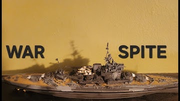 Building the TRUMPETER 1/700 HMS WARSPITE