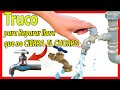 🔑 fix | REPARAR LLAVE DE CHORRO QUE NO CIERRA EL PASO DEL AGUA | LLAVE o GRIFO con la rosca dañada