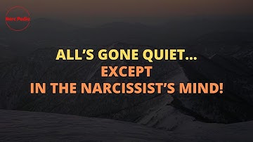 🔴It’s Silent Now… Yet the Narcissist’s Mind Won’t Stop Running #Narcissism #NPD