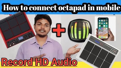 How to connect any instrument on mobile/ octapad /guitar || Rk tech academy