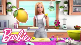 @Barbie | How to Make Lemon Cake Tutorial! 🍋🍰 | Barbie Vlogs screenshot 5