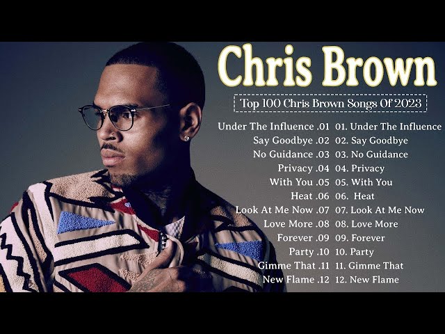 Chris Brown Greatest Hits Full Album 2023 || Chris Brown Best Songs rnb 2023 new songs class=