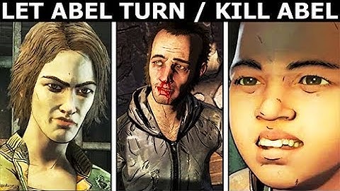 Let Abel Turn Or Show Abel Mercy - All Unique After Scenes - The Walking Dead Final Season 4 Ep. 3