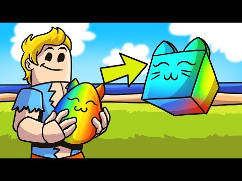 Opening Epic Rainbow Kitty Pet Egg In Roblox Youtube