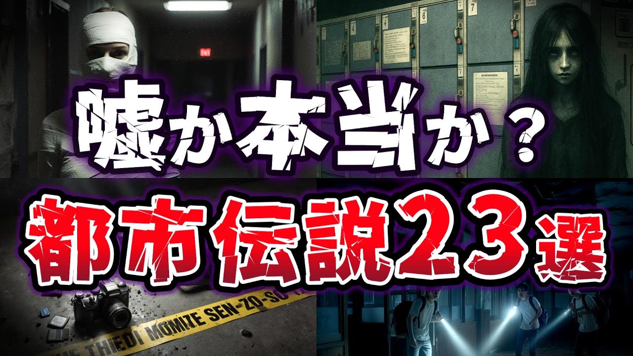 【総集編】真相を知ると後悔する… 霊夢も絶句した怖すぎる都市伝説 23選【ゆっくり解説】