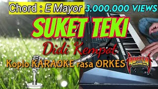 Download Lagu SUKET TEKI - Didi Kempot Koplo KARAOKE rasa ORKES Adella Yamaha PSR S970 MP3