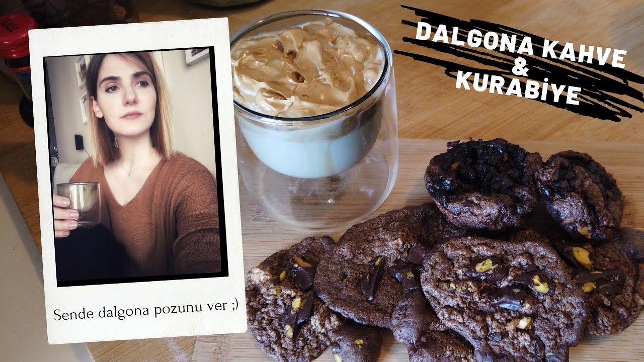 Dalgona Kahvesi Nasıl Yapılır? / Çikolatalı Kartopu Kurabiyesi