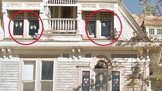 Google captures ghostly images in windows of 'haunted house' that owners abandoned
