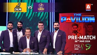 The Pavilion | Peshawar Zalmi vs Quetta Gladiators (Pre-Match) Expert Analysis | 8 Mar 2024 | PSL9