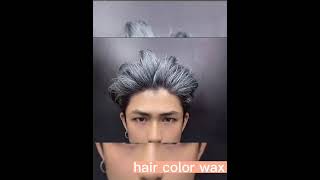 Temporary washable hair color wax dye your hair in only 20 seconds Resimi