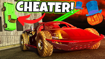 My Friends CHEATED During Pumpkin Drone Hide & Seek in BeamNG Drive Mods!