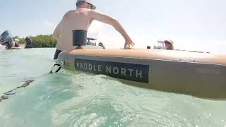 Inflatable Drink Holder and Bar Table: The Watering Hole by Paddle North