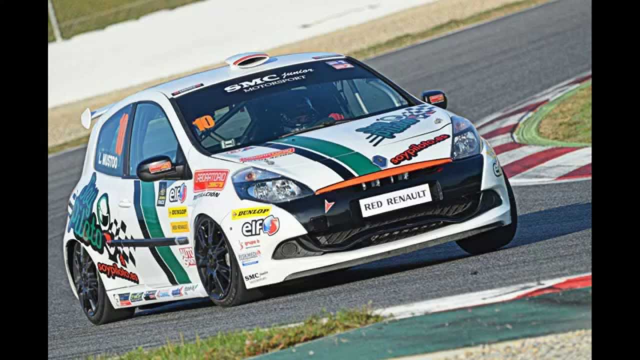Luke Mustoo-Onboard Clio Cup Montmeló, 1era carrera - YouTube