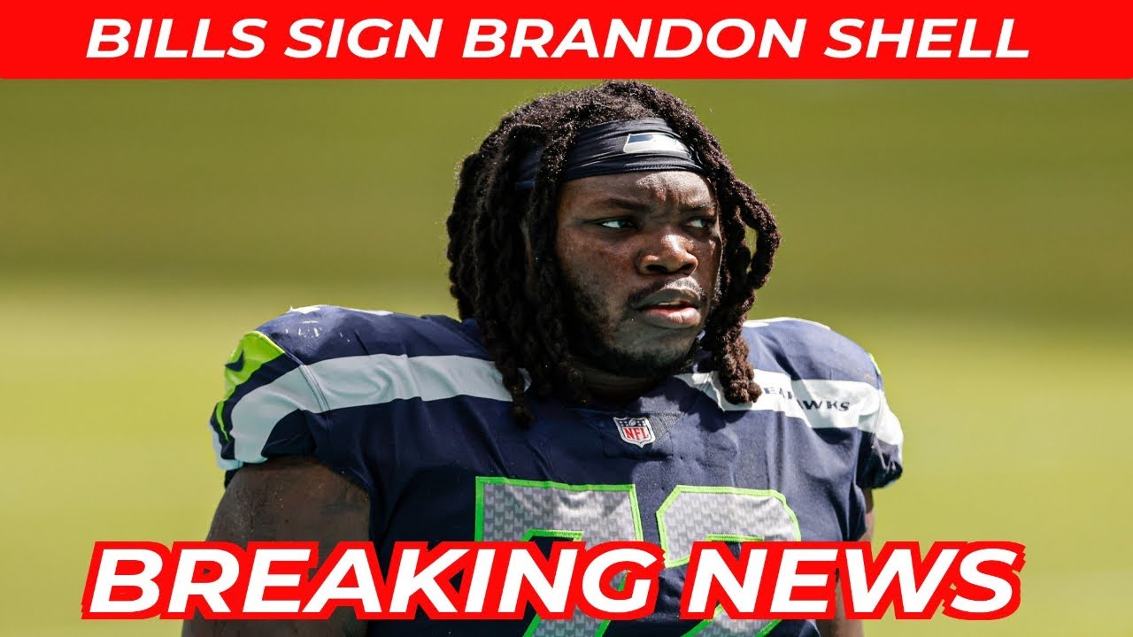 Brandon Shell Nfl Buffalo Bills Sign OT Brandon Shell - YouTube