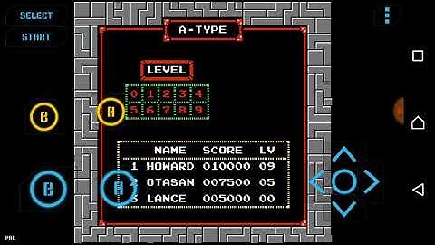 NES TETRIS PAL android pb and some speedruns at level 00