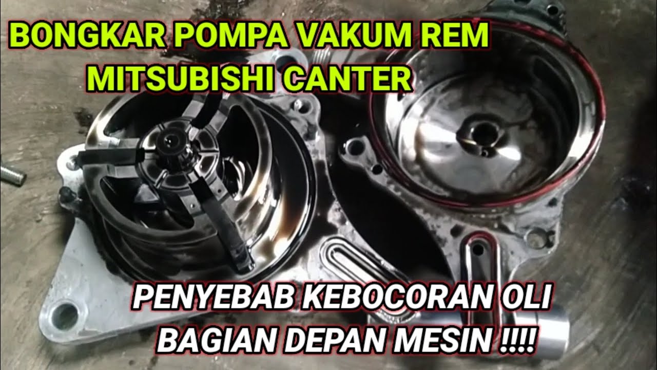 Vakum Rem Mitsubishi Canter Penyebab oli rembes bagian depan