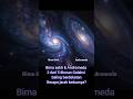 Galaksi Bima sakti dan Andromeda #space #astronomy #sciecne #technology #facts