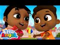 Lollipop song  little angel  kids songs  nursery rhymes  moonbug celebrating diversity