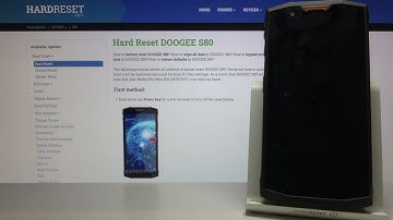Appearance boot animation on DOOGEE S80 | DOOGEE S80 boot process