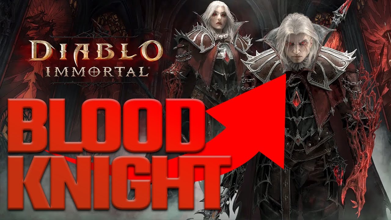 Diablo Immortal Blood Knight Character Models and Animations