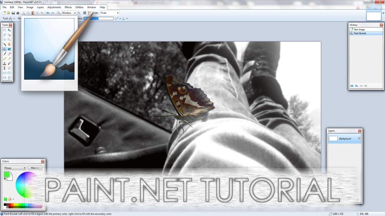 Paint.NET tutorial number 170 - Custom Depth of Field & Warm black and ...