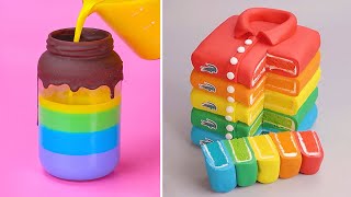 Vibrant Cake Decorating Tutorials 🌈 How to Make Create Colorful Cake