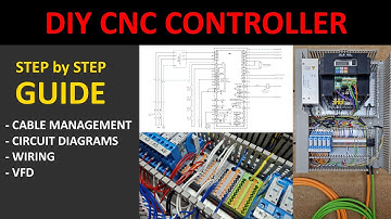 DIY CNC Controller Part 2 - Circuit Diagram, Wiring, ATC VFD, Cable Management