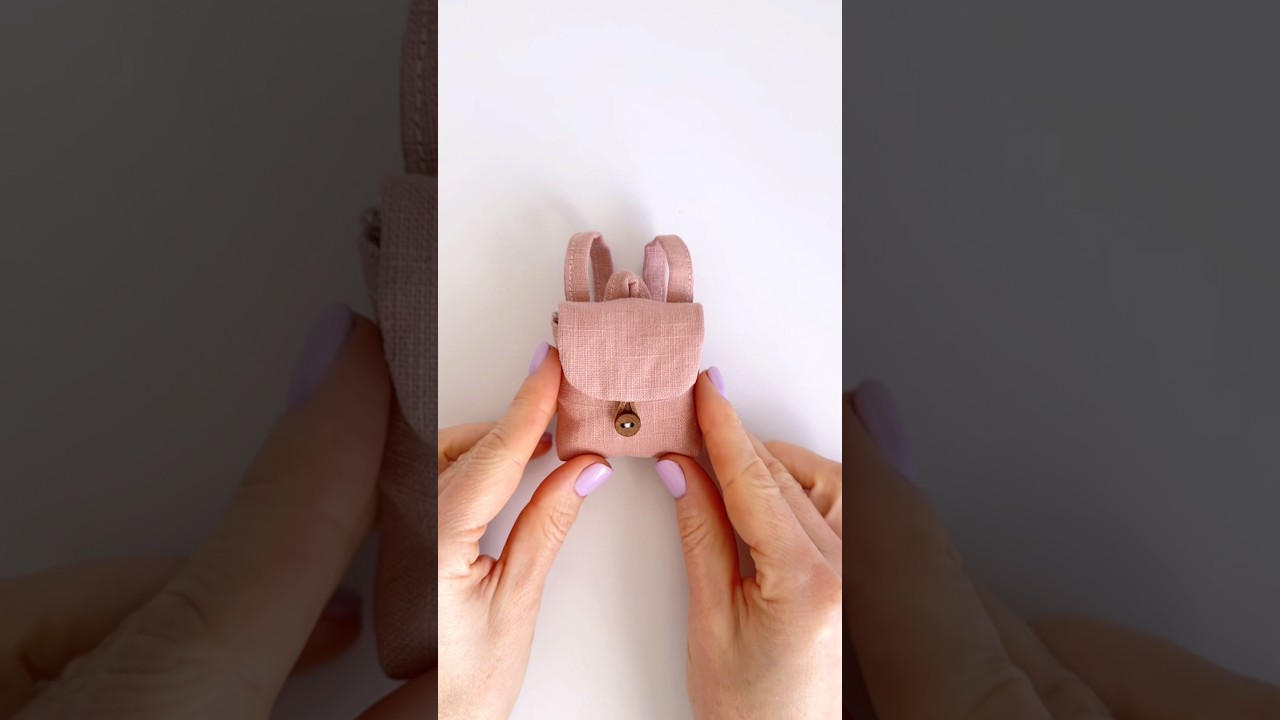 This cute mini backpack 🎒 is a charming accessory for any toy's outfit!  
