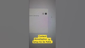 Content Monetization 🤑 Setup Ke Se Pahle  #techrajman #shorts