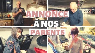 ANNONCE DE MA GROSSESSE A NOS PARENTS [ ELYROSE ]