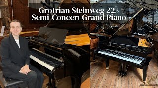 Grotrian Steinweg 223 Semi-Concert Grand Piano Black | Review & Demo | Sherwood Phoenix Pianos Grotrian Steinweg 223 Semi-Concert Grand Piano Black | Review & Demo | Sherwood Phoenix Pianos