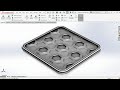 How to model &#39;Fade In-Out Honeycomb Pattern&#39; in SOLIDWORKS 2018