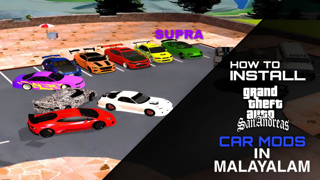 HOW TO INSTALL CAR MODS IN GTA SA {SAMP} IN MALAYALAM DETAIL EXPLAIN ...