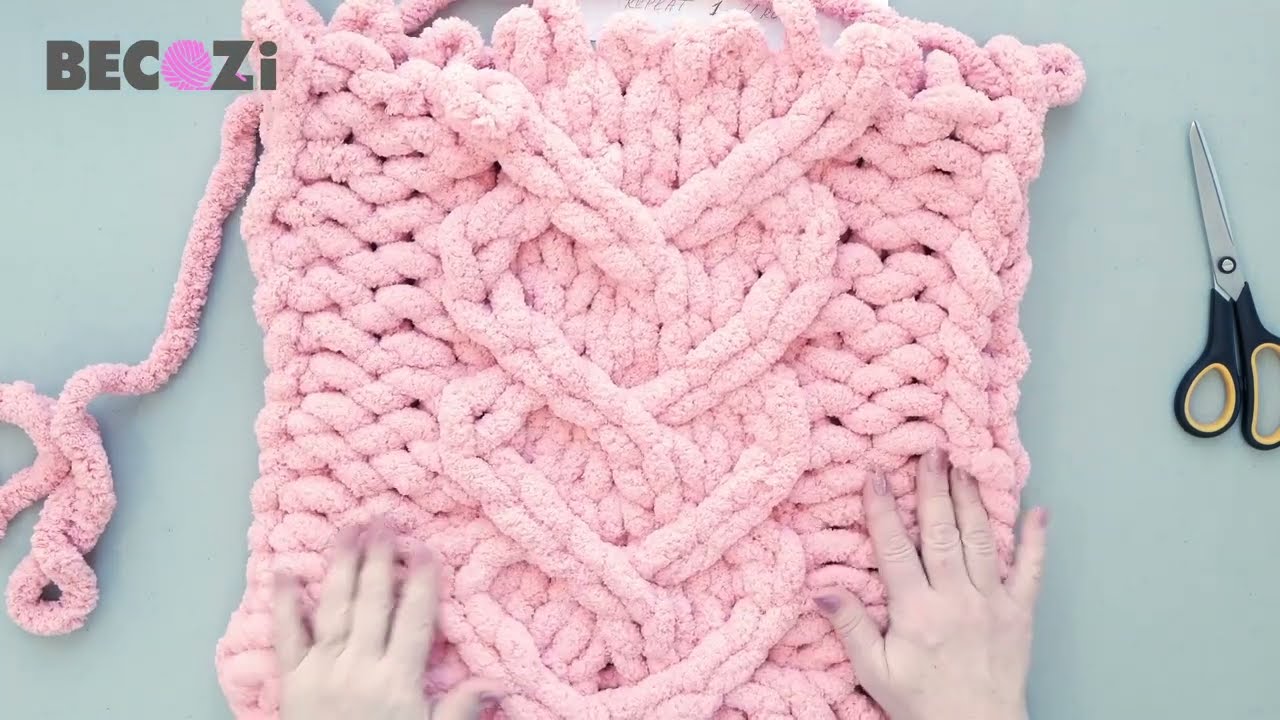 DIY Kit, Heart Pillow, Hand Crochet – BeCozi