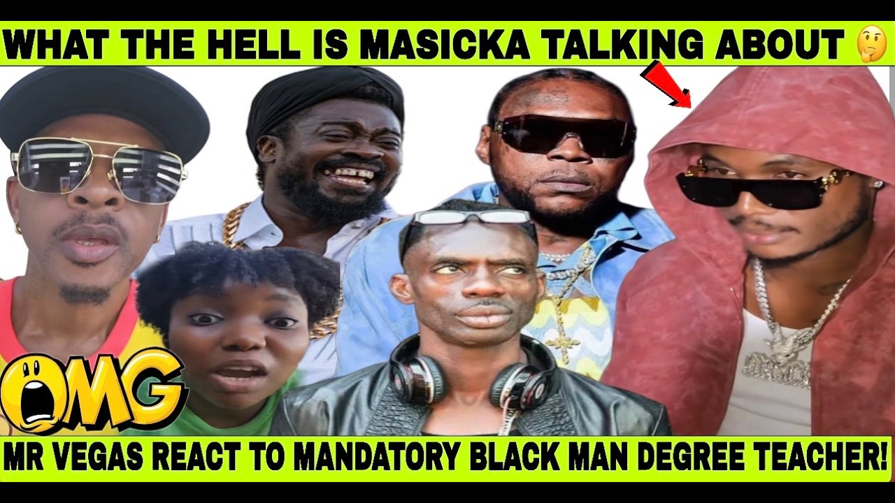 SMH! MASICKA IS NO DAMN GOAT IN VYBZ KARTEL & BEENIE MAN DANCEHALL, NINJA MAN LETTER! MR VEGAS TALK