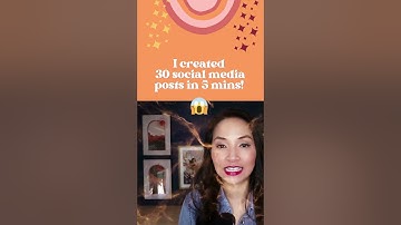How I Bulk Created 30 Social Media Posts in MINUTES with #canva !