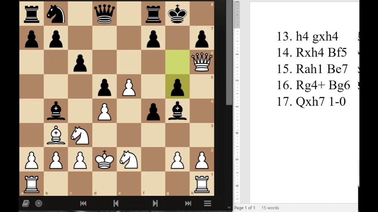 Chess Visualization, Aphantasia, and a Very Early Fischer Game YouTube