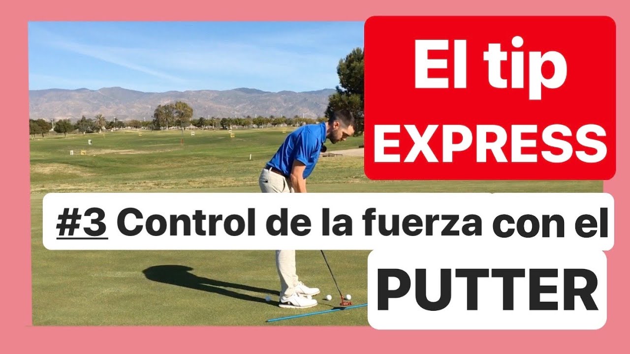 Ejercicio para el CONTROL de la DISTANCIA con el PUTTER - #3 TIPS DE GOLF en español ⛳️