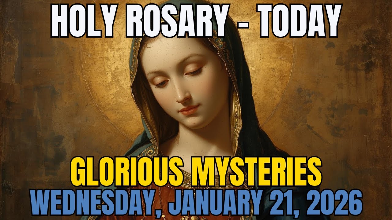 Holy Rosary Today Wednesday, January 21, 2026 | Glorious Mysteries | Gratitude: God, always Faithful