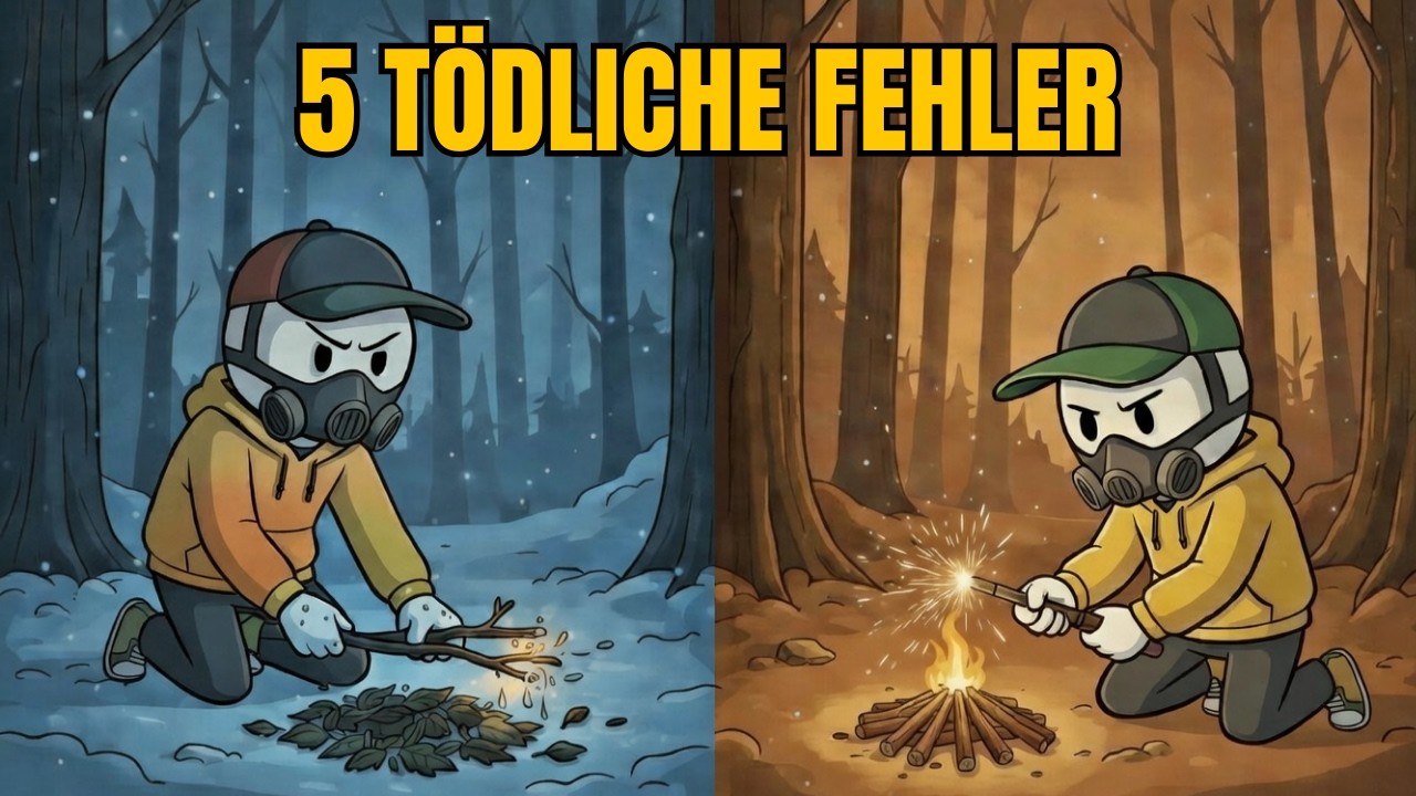 Wie man Feuer macht: 5 tödliche Feuer-Mythen