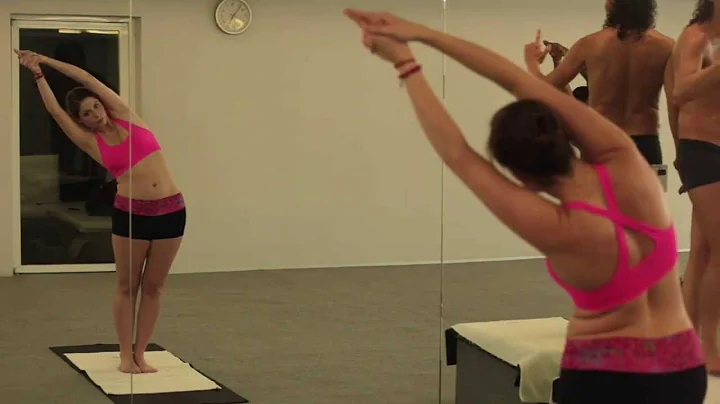 Andrea Mart en clase de Bikram Yoga Mxico