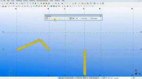 09 Snap Toolbar Part 1 tekla