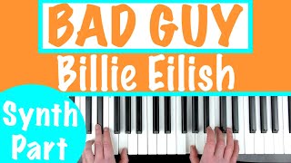 How to play BAD GUY - Billie Eilish Easy Piano / Keyboard Tutorial Resimi