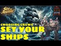 Sea of Conquest: Pirate War - Set your ships  by Choosing the right heroes for your crews.