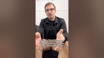 ¿ No podés iniciar sesión en Hotmail ?