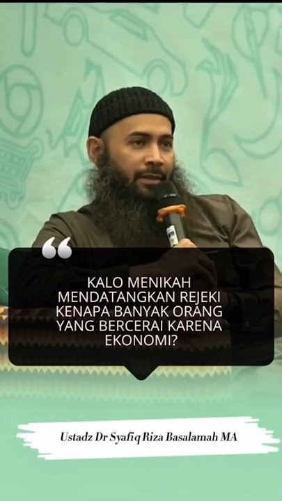 Menikah Tidak Seindah Drama Korea | Ustadz Syafiq Basalamah