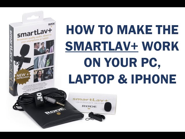 Using the smartLav while filming with the iPhone 