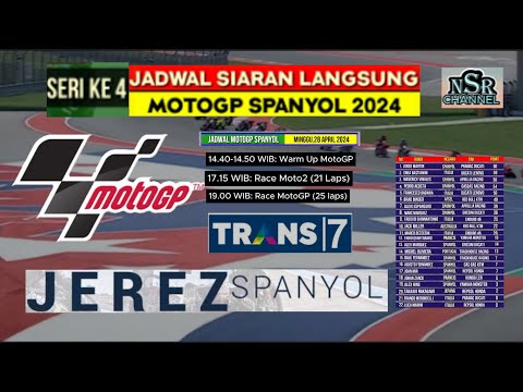 UPDATE! JADWAL SIARAN LANGSUNG MOTOGP SPANYOL 2024